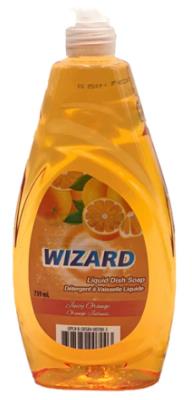 A00721 : Wizard A00721 : Household products - Laundry products - Orange Dish. Liquid WIZARD,ORANGE dish. liquid ,12 x 709 ML