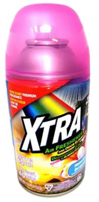 A00767 : Xtra A00767 : Household products - Air purifier - Spray Recharge Hawaiian Escape ( Pink) XTRA, SPRAY RECHARGE hawaiian escape ( pink),  12 X 142 G