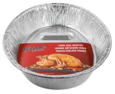 A196-4 : Titan foil A196-4 : Kitchen and house - Cooking equipment - Large All. Grill Oval TITAN FOIL  ,  LARGE ALL. GRILL OVAL  ,   24/cs