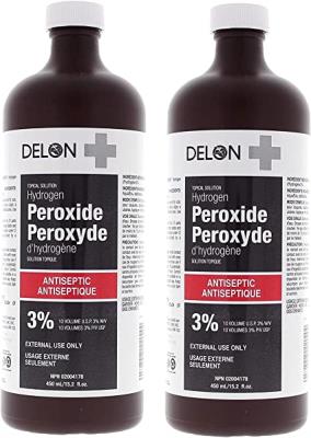A261 : Delon A261 : Hygiene and Health - Bandages - Peroxide DELON , PEROXIDE , 12X450ML