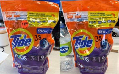 A3423 : Tide A3423 : Household products - Laundry products - Clothes Pods TIDE,clothes pods , pack 4 sacs ZIP / (38 / BAG)/ cs