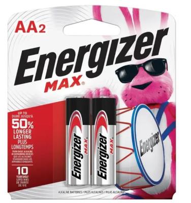 AENAA2 : Energizer AENAA2 : Accessories & Supplies - Batteries - Battery Aa(2) ENERGIZER,BATTERY AA(2),24 CART/CS