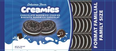 B003 : Snack delites B003 : Lunch and snacks - Cookies - Choc Sand Cookies SNACK DELITES, CHOC SAND COOKIES, 12 X 708G