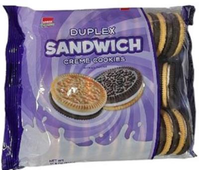 B010-OU : Sobisk B010-OU : Lunch and snacks - Cookies - Duplex Sand. Cookies SOBISK, DUPLEX SAND. COOKIES, 12 x 334G