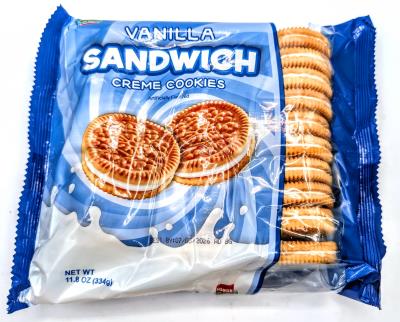 B011-OU : Sobisk B011-OU : Lunch and snacks - Cookies - Vanilla Sand Cookies SOBISK, VANILLA SAND COOKIES, 12 x 334G