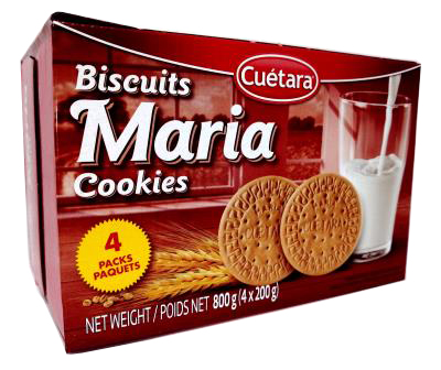 B01198 : Cuetera B01198 : Lunch and snacks - Cookies - Maria Cookie CUETERA , MARIA COOKIE , 6 x  800g