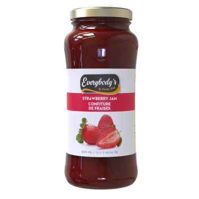 C715 : Everybody's C715 : Lunch and snacks - Spreads - Strawb. Jam EVERYBODY'S, STRAWB. JAM , 12 x 500ML