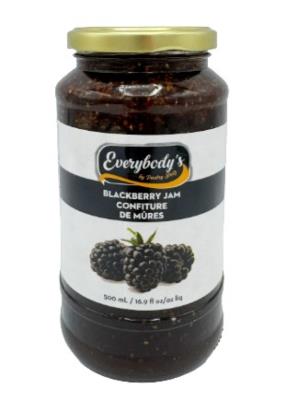 C717-OU : Everybody's C717-OU : Lunch and snacks - Spreads - Blackberry. Jam EVERYBODY'S, BLACKBERRY. JAM , 12 x 500ML