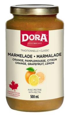C7554 : Dora C7554 : Preserves and jars - Fruits - Reg. Orange Marmelade Jam DORA,REG. ORANGE MARMELADE JAM,12 x 500ML