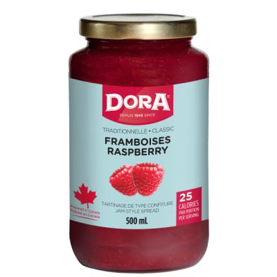 C7561 : Dora C7561 : Lunch and snacks - Spreads - Raspberry Jam DORA, RASPBERRY JAM,12 x 500 ML