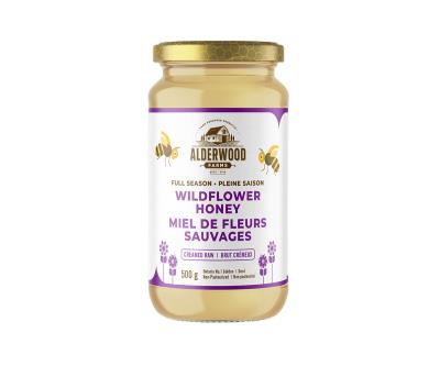 C887 : Alderwood farms C887 : Preserves and jars - Fruits - Wildflower Honey Creamed Raw ALDERWOOD FARMS,WILDFLOWER HONEY CREAMED RAW, 12 x 500g