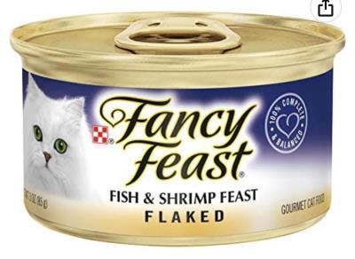 CA8423 : Fancy feast CA8423 : Pet Shop - Cat - Cat Food Fish And Shrimp FANCY FEAST, CAT FOOD fish and shrimp,24 x 85