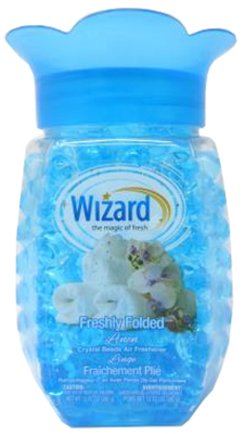 CA90453 : Wizard CA90453 : Household products - Air purifier - Fresh Linen Scented Crystal Beads (blue) WIZARD, fresh linen SCENTED CRYSTAL BEADS (blue),12 x 340g