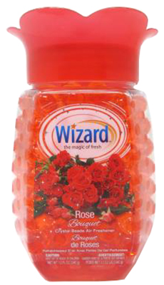 CA90456 : Wizard CA90456 : Household products - Air purifier - Rose Scented Crystal Beads (red) WIZARD, ROSE SCENTED CRYSTAL BEADS (red),12 x 340g
