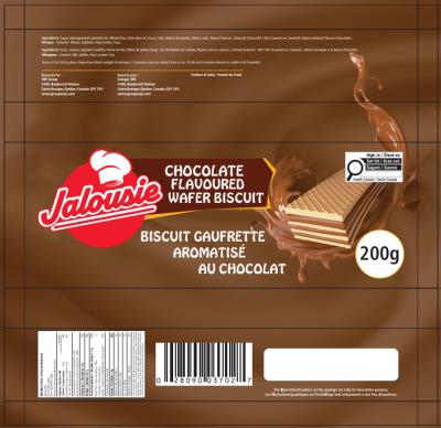 CB2156 : Jalousie CB2156 : Lunch and snacks - Cookies - Cream Wafer Chocolate JALOUSIE,CREAM WAFER CHOCOLATE, 24 x 200G