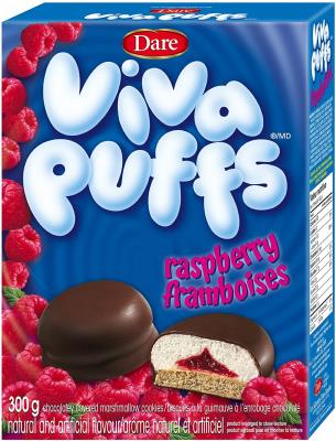 CB397 : Dare CB397 : Confectionery - Marshmallows - Viva Puffs Raspberry DARE, VIVA PUFFS RASPBERRY, 12 x 300g (econo)