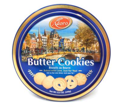 CB4785 : Danish CB4785 : Lunch and snacks - Cookies - Butter Cookies (metal Tin) DANISH , butter cookies (metal tin) , 12 x 340g