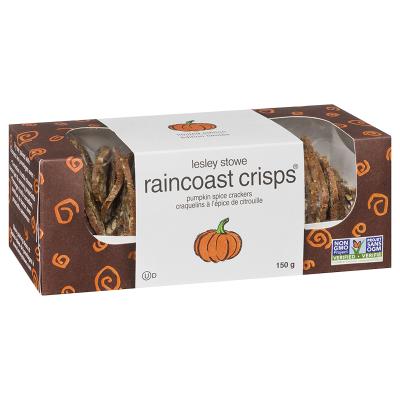 CB541 : Lesley stowe CB541 : Lunch and snacks - Soft bars - Pumpkin Spice Crackers LESLEY STOWE,pumpkin spice CRACKERS,12 x 150g