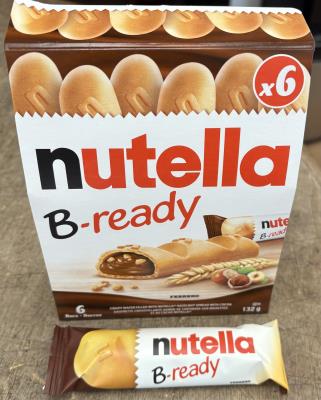 CB6355 : Nutella CB6355 : Confectionery - Chips - B-ready Snack Ferrero NUTELLA, B-READY SNACK ferrero, 16 x 132g