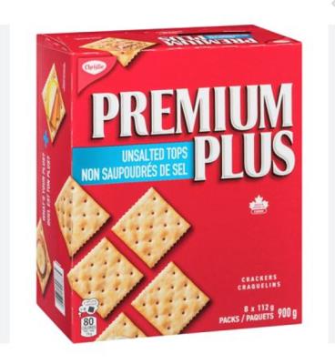 CB8600 : Premium plus CB8600 : Lunch and snacks - Cookies - Unsalted Crackers PREMIUM PLUS, UNSALTED crackers,6 x 900g