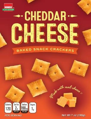 CB8753-OU : Sobisk CB8753-OU : Other - Product - Cheddar Cheese Cracker SOBISK, CHEDDAR CHEESE CRACKER, 12 x 178g