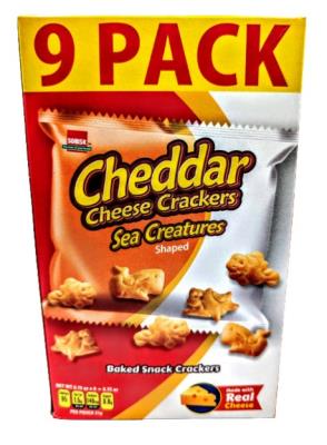 CB8755-OU : Sobisk CB8755-OU : Lunch and snacks - Cookies - Sea Creatures Cheddar Cookies SOBISK,Sea Creatures cheddar COOKIES,12 x 189G