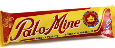CG04 : Ganong CG04 : Confectionery - Chocolate - Choc. Palo-mine Fudge & Peanuts GANONG, CHOC. PALO-MINE FUDGE & PEANUTS,8 x (36 x 55g)