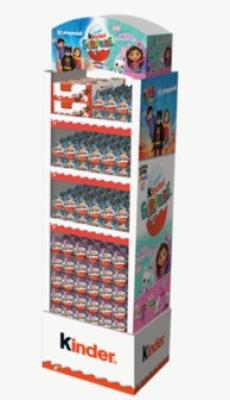 CG1286 : Kinder CG1286 : Confectionery - Chocolate - Assorted Choc. (display) KINDER, ASSORTED CHOC. (DISPLAY), 376 CT