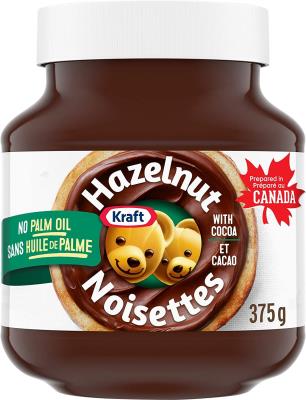 CG212 : Kraft CG212 : Lunch and snacks - Spreads - Hazelnut Spread Choco. KRAFT, hazelnut SPREAD CHOCO., 6 x 375g