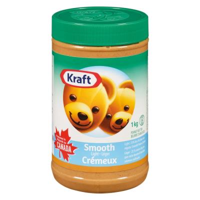 CG2150-1 : Kraft CG2150-1 : Lunch and snacks - Peanuts - Smooth Light Peanut Butter KRAFT, SMOOTH LIGHT PEANUT BUTTER,12 x 1KG