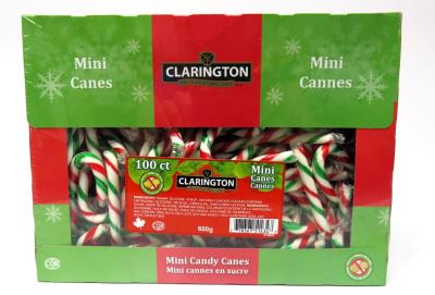 CG2250-OU : Sweet tradition CG2250-OU : Confectionery - Candy - Mini Peppermint Canes SWEET TRADITION,MINI PEPPERMINT CANES,16 x 100CT