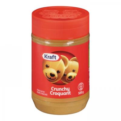 CG2253 : Kraft CG2253 : Lunch and snacks - Peanuts - Peanut Butter Crunchy KRAFT, PEANUT BUTTER CRUNCHY,12 x 500G