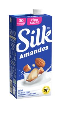 CG4979 : Silk CG4979 : Cooking Ingredients - Concentrated sweetened and powdered milk - Almond Unswe. Original Milk SILK, ALMOND unswe. ORIGINAL MILK, 6 x 946 ML