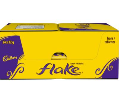 CG580 : Cadbury CG580 : Confectionery - Chocolate - Flake Chocolate Bars CADBURY, flake CHOCOLATE BARS, 8 x (24 x 32g)