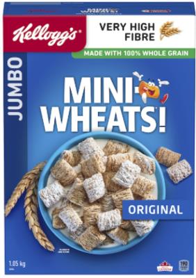 CG5877-OU : Kellogg's CG5877-OU : Lunch and snacks - Cereals - Mini-wheats Original KELLOGG'S,MINI-WHEATS original,10 x 1.05 KG
