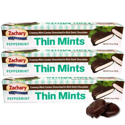 CG7998 : Zachary CG7998 : Confectionery - Mint - Mint Chocolate ZACHARY, MINT CHOCOLATE, 36 X 156G