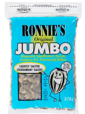 CG937 : Ronnie's CG937 : Confectionery - Peanuts - Roasted Sunflower Seeds Ligh.salted RONNIE'S, ROASTED SUNFLOWER SEEDS ligh.salted, 12 x 370g