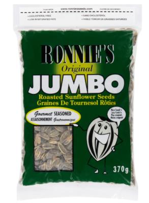 CG940 : Ronnie's roasted sunflower seeds seaso. CG940 : Confectionery - Peanuts - 12 X 370g RONNIE'S ROASTED SUNFLOWER SEEDS seaso., 12 x 370g