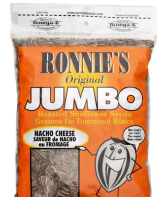 CG944 : Ronnie's roasted sunflower seeds natcho CG944 : Confectionery - Peanuts - 12 X 370g RONNIE'S ROASTED SUNFLOWER SEEDS natcho, 12 x 370g