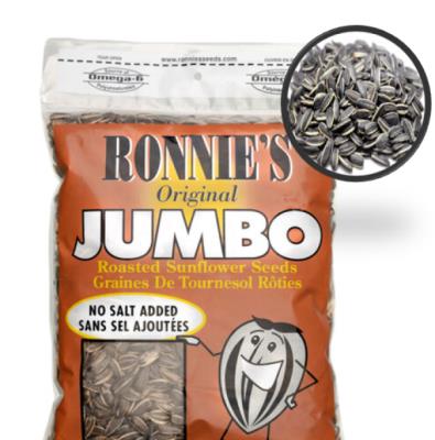 CG946 : Ronnie's CG946 : Lunch and snacks - Cereals - Roasted Sunflower Seeds Unsalted RONNIE'S, ROASTED SUNFLOWER SEEDS unsalted, 12 x 210g