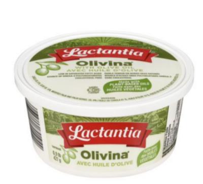 CH0072-OU : Lactantia CH0072-OU : Cooking Ingredients - Butter and margarine - Oil Olive Margarine Olivina LACTANTIA,OIL OLIVE MARGARINE OLIVINA, 24 x 247G
