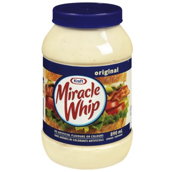 CH0083-1 : Miracle whip CH0083-1 : Condiments - Mayonnaise - Salad Dressing Orig. MIRACLE WHIP, SALAD DRESSING ORIG., 12X890ML
