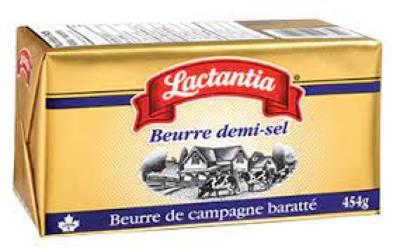 CH218-OU : Lactancia CH218-OU : Cooking Ingredients - Butter and margarine - Semi-salted Butter LACTANCIA, semi-salted BUTTER, 20 x 454g
