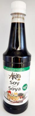 CH229 : Akita CH229 : Oils and vinegars - Oil - Soya Sauce Less Salt AKITA,SOYA SAUCE less salt,12 x 450 ML