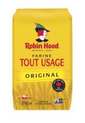 CH526 : Robin hood CH526 : Cooking Ingredients - Dough mixes - All.purp. Flour Original ROBIN HOOD,ALL.PURP. FLOUR ORIGINAL,5 x 5 KG