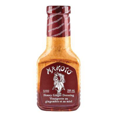 CH9607-OU : Makoto CH9607-OU : Condiments - Sauce - Ginger & Honey Dressing MAKOTO,ginger & honey DRESSING, 6 x 266ml
