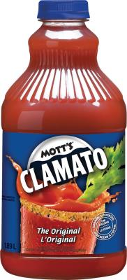 CJ0028 : Mott's CJ0028 : Beverages - Juice - Original Clamato MOTT'S, ORIGINAL CLAMATO, 8 x 1.89L