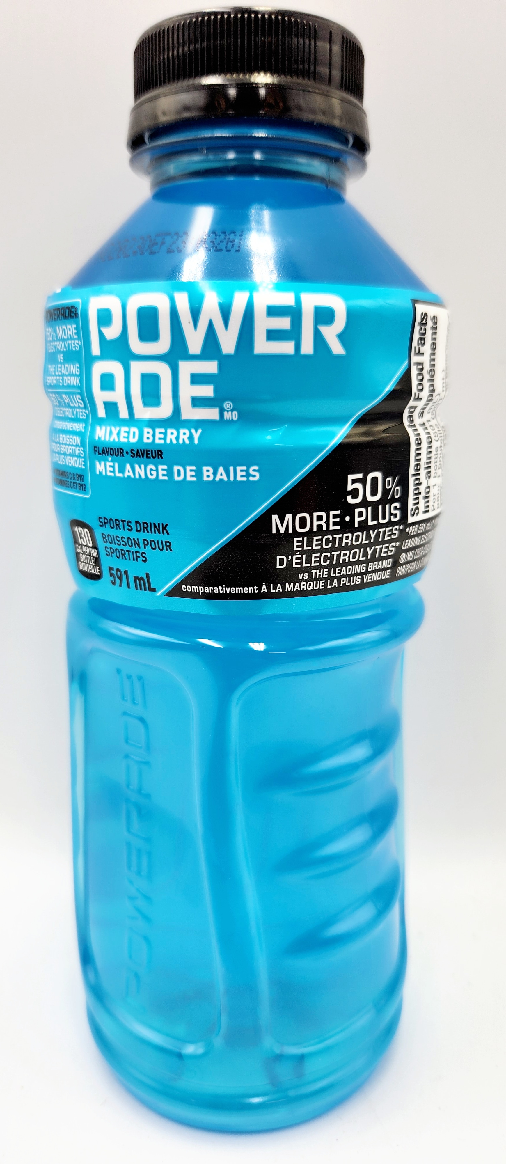 CJ6291-OU : Powerade CJ6291-OU : Beverages - Juice - Mountain Berry Blast Drink (blue) POWERADE,MOUNTAIN BERRY BLAST drink (BLUE),24 x 591 ML