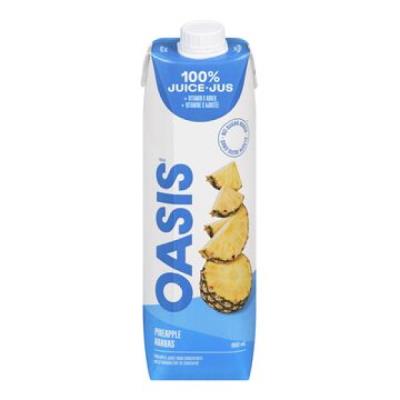 CJ881 : Oasis CJ881 : Beverages - Juice - Pineapple Juice OASIS, PINEAPPLE JUICE, 12 x 960 ML