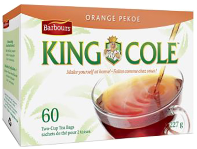 CK0009 : King cole CK0009 : Beverages - Tea - Orange Pekoe Tea KING COLE, ORANGE PEKOE TEA, 24 x 60 CT